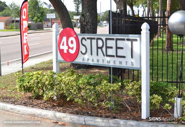 Outdoor Post Signs - Signs Insight Tampa, St Petersburg, Orlando FL