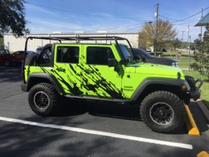 Custom graphics for Jeep Wrangler