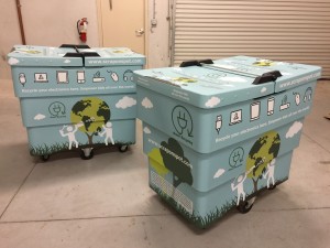 Custom Graphics Recycling Bin Wrap