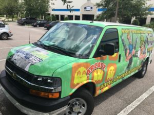 Extended van wrap