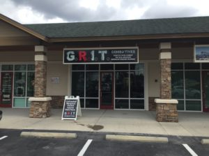 Lighted signs and A-Frame sign for GRIT