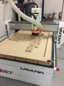 Routing on our CNC Router