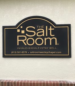 Routed/Sandblasted Sign for The Salt Room in Tampa, FL