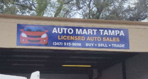 Auto Mart Exterior Sign