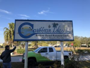 Existing Sandblasted Sign