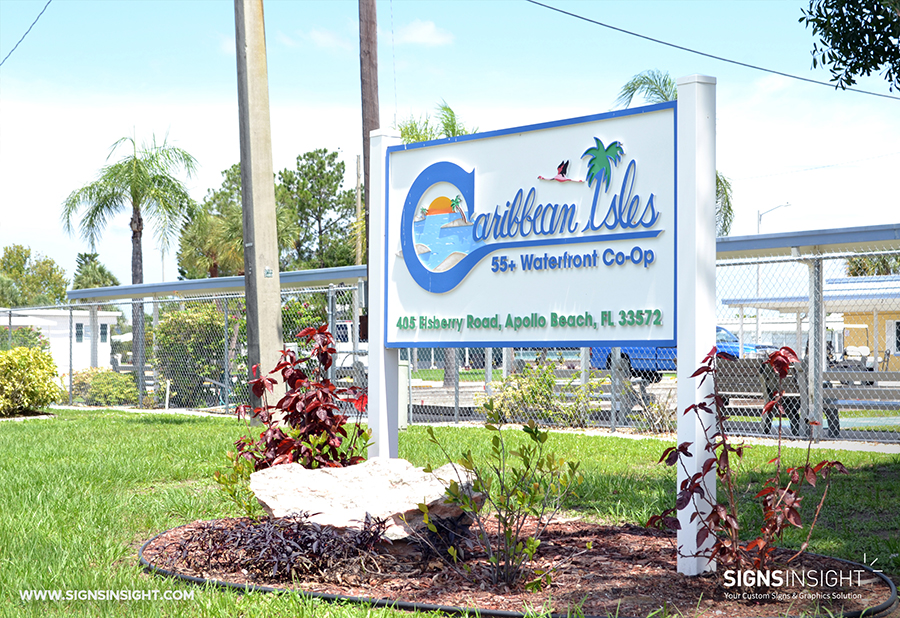 Community Post Signs - Signs Insight Tampa, Apollo Beach FL