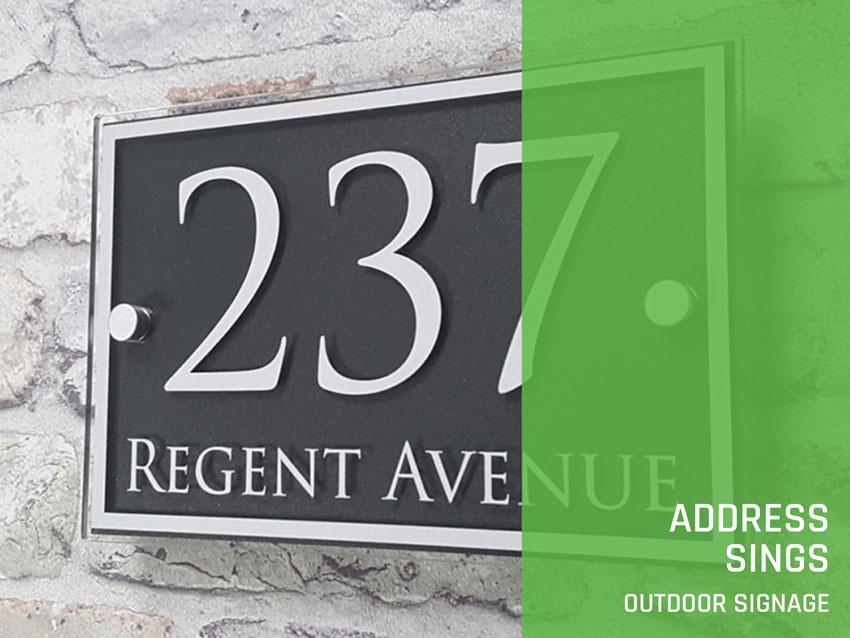 Custom Address Signs - Signs Insight Tampa, St Petersburg, Thonotosassa, Clearwater FL