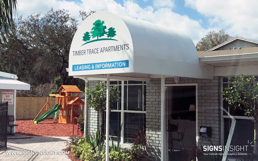 Building Signs - Awning Sign by Signs Insight - Sign Company Tampa Bay