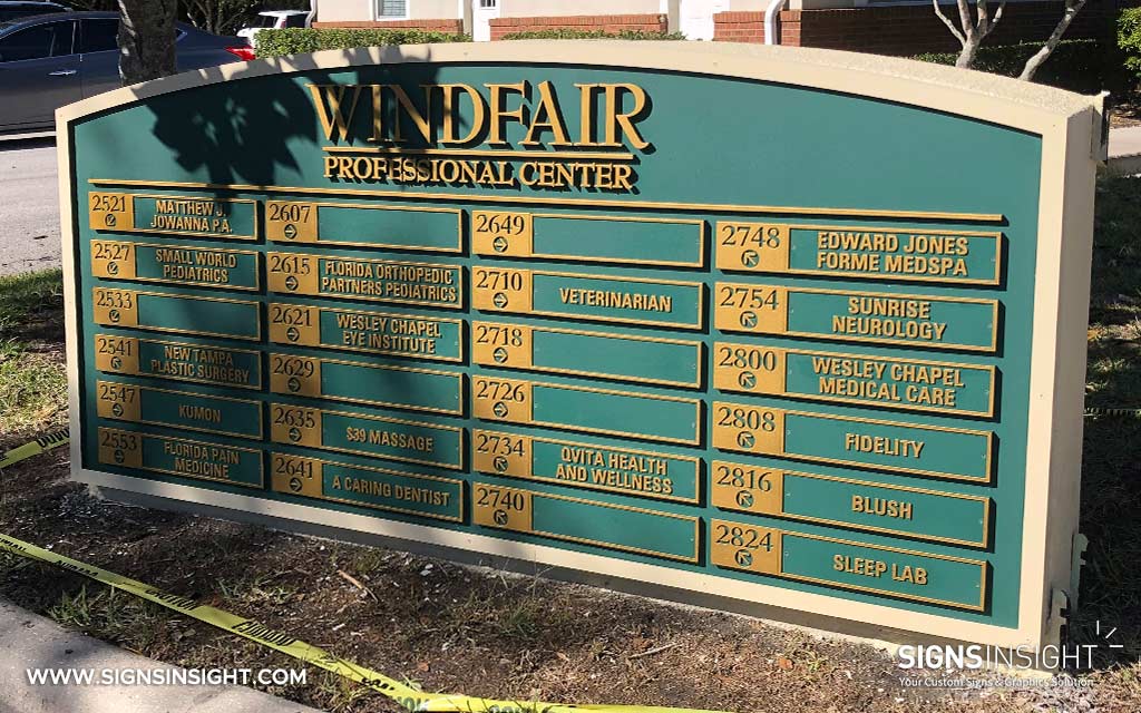 Multi-Tenant Monument Signs - Signs Insight Tampa Bay