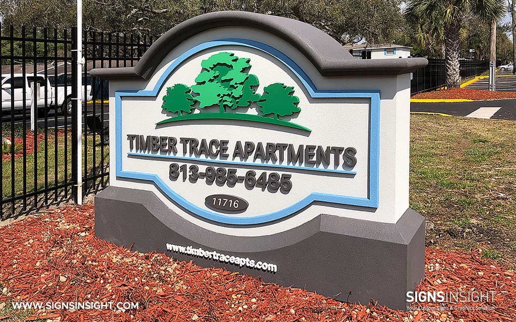 Community Entrance Signs - EPS Foam Sign - Signs Insight Tampa Bay Area, FL