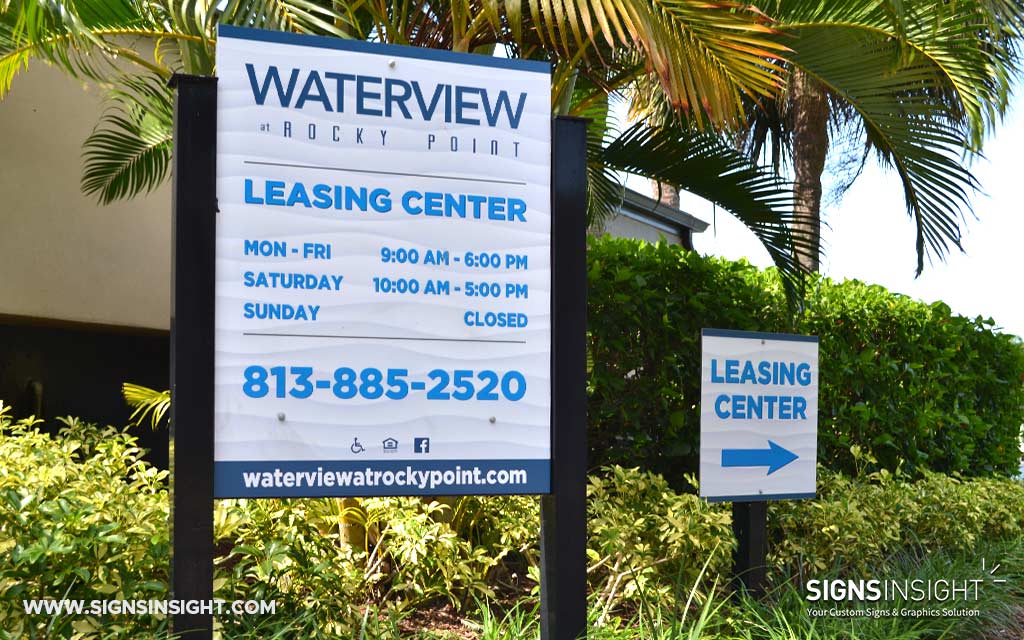 Custom Signage for Multifamily Community - Signs Insight Tampa, FL