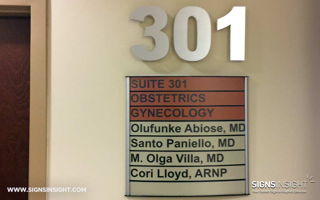 Office Signs - Wayfinding & Directory Signs by Signs Insight Tampa Bay Area